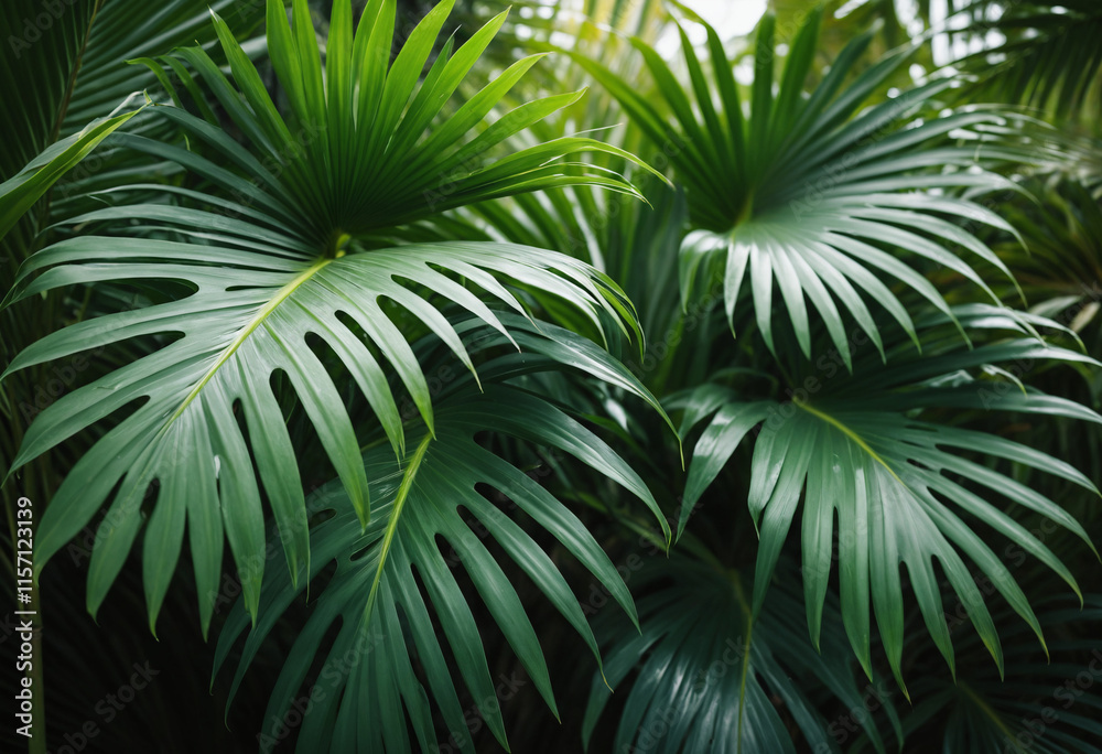 Obraz premium palm tree leaf