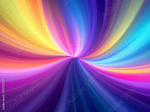 Gradient background with vibrant colors, blurred transition, abstract design.