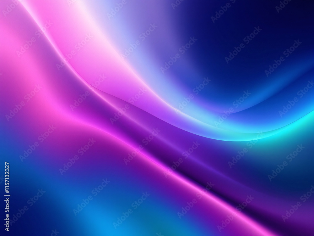 Fototapeta premium Gradient background with vibrant colors, blurred transition, abstract design.