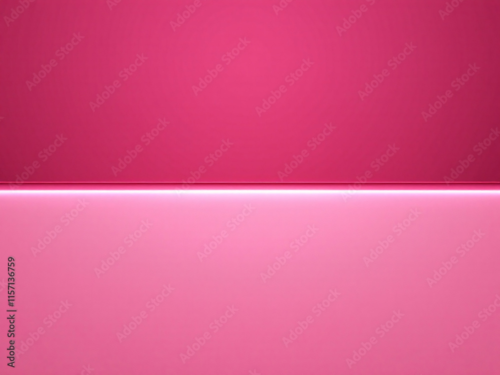 Pink gradient background with soft horizontal stripes.