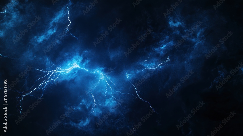 Lightning Storm in the Night Sky Lightning Storm in the Night Sky