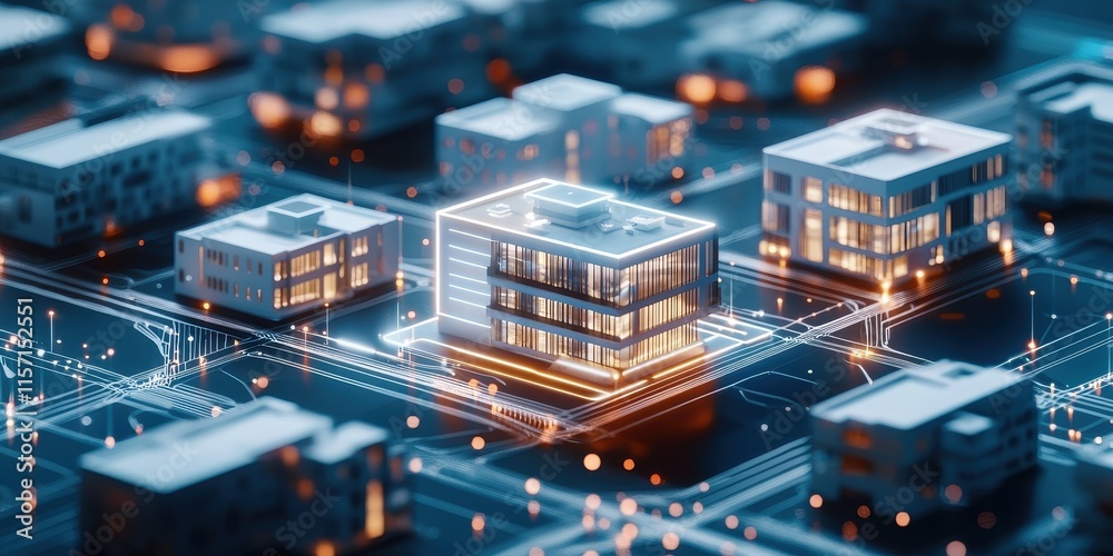 Urban residential buildings holographic design meets futuristic construction Urban residential buildings holographic design meets futuristic construction