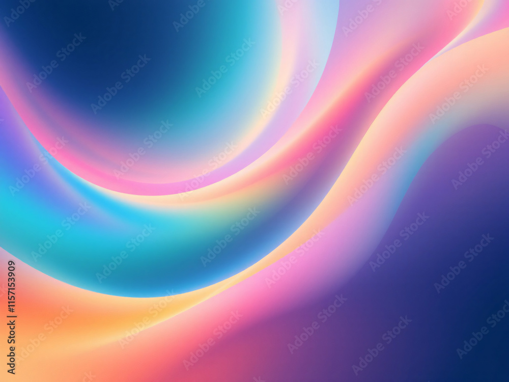 Fototapeta premium Waves, Gradient, Colorful, Abstract, Background, Flow, Smooth, Vibrant, Blend, Curves, Elegant, Dynamic, Motion, Fluid, Soft, Glow, Radiant, Bright, Light, Dark, Contrast, Harmony, Transition, Fade, H