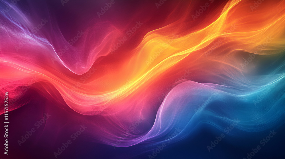 Vibrant Hues Flowing Dynamically Across Canvas, Creating a Mesmerizing Abstract Art Piece. Colors blend seamlessly, forming a captivating visual experience. Vibrant Hues Flowing Dynamically Across Canvas, Creating a Mesmerizing Abstract Art Piece. Colors blend seamlessly, forming a captivating visual experience.