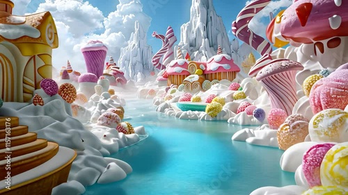 cartoon candy world