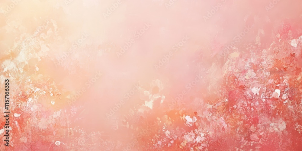 Obraz premium Soft background featuring shades of pink and peach color creates a serene atmosphere. This pink and peach color backdrop is perfect for capturing attention in various design projects.
