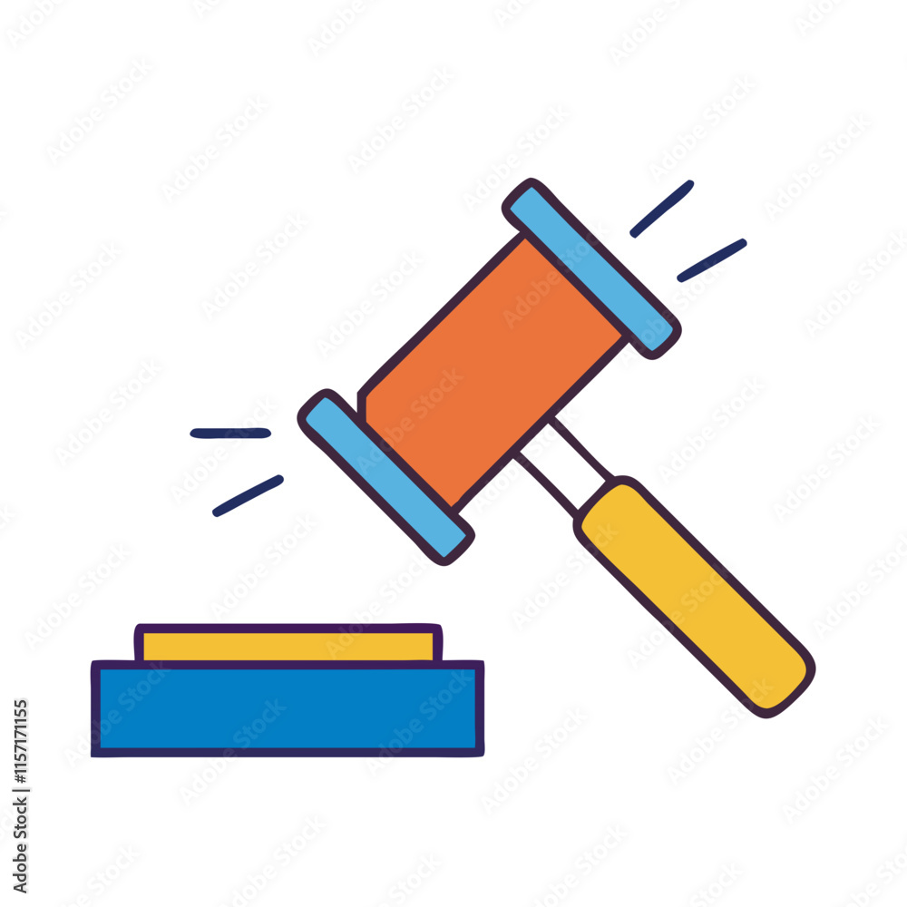 Justice Symbol Vector Illustration Art. Justice Symbol Vector Illustration Art.