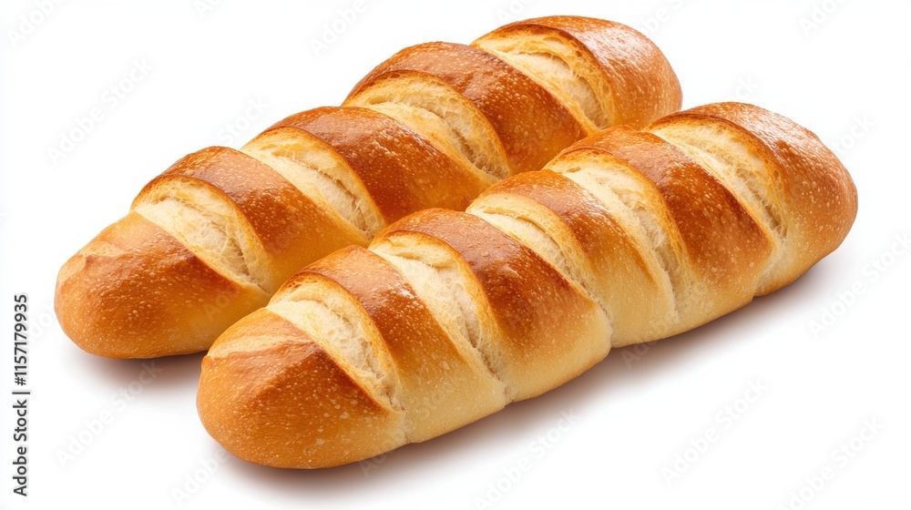 Freshly Baked Golden Brown Bread Rolls or Buns on a Light Surface Freshly Baked Golden Brown Bread Rolls or Buns on a Light Surface