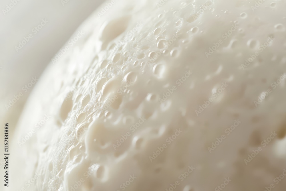Macro Shot of Fresh Mozzarella Cheese Macro Shot of Fresh Mozzarella Cheese