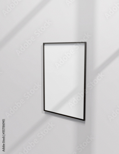 A simple frame mock up file. A1 size picture frame mock up. A1 size poster mock up.