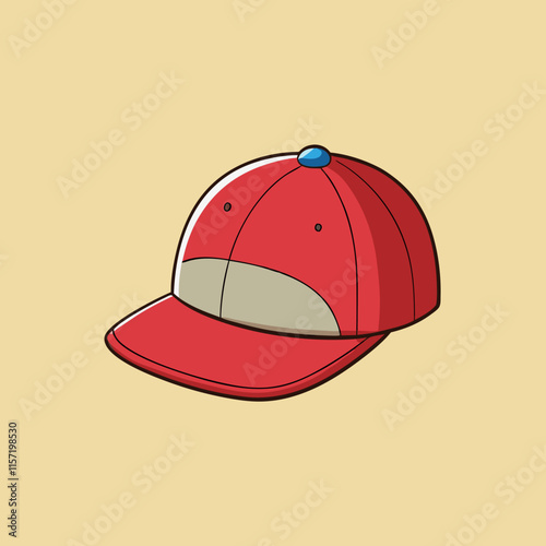 Hat Snapback Cap Backward illustration cartoon drawing stylish design