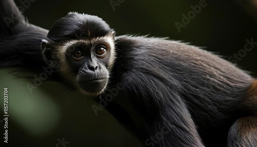 close-up of a spider monkey's tail
