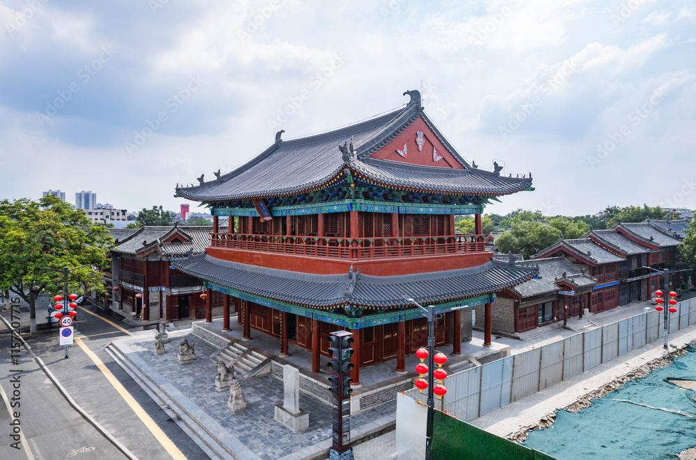Landscape of Lion House in Yanggu County, Liaocheng City, Shandong province Landscape of Lion House in Yanggu County, Liaocheng City, Shandong province