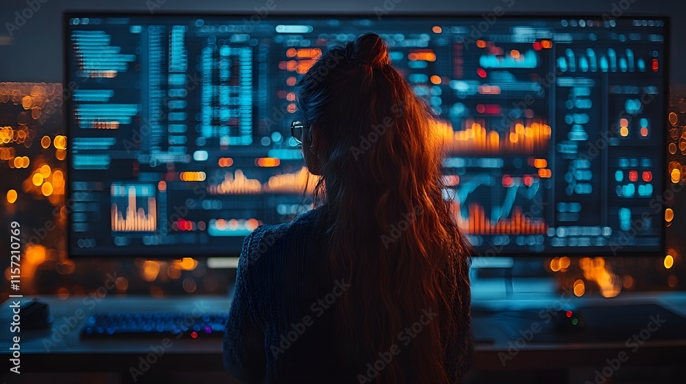 A professional managing workflows with AI-powered tools in a remote setting A professional managing workflows with AI-powered tools in a remote setting
