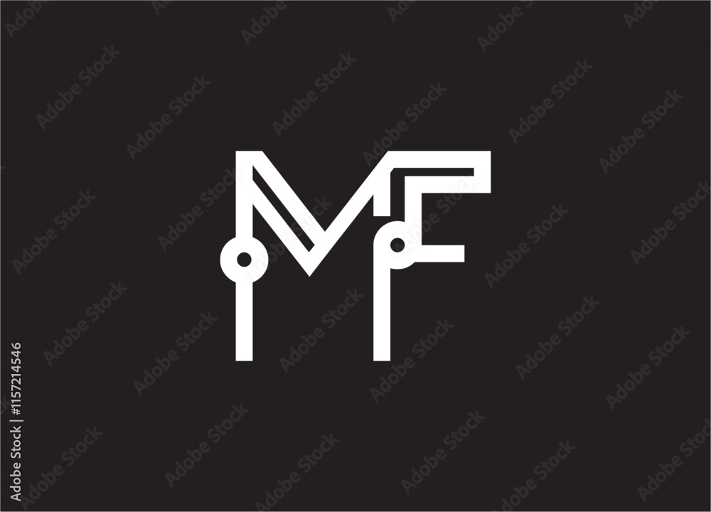 MF letter logo and monogram design
MF letter logo and monogram design
