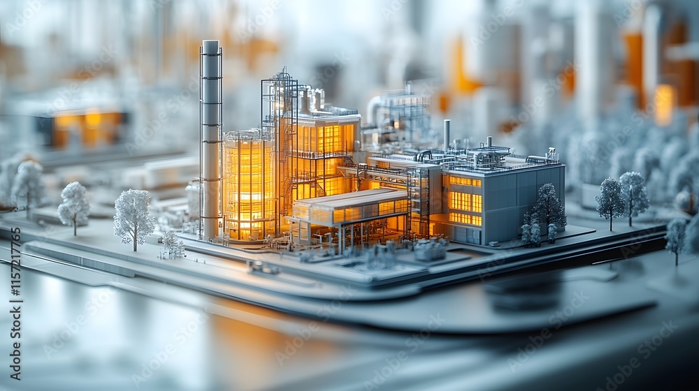 A lean production model visualized through innovative layouts in a workspace A lean production model visualized through innovative layouts in a workspace