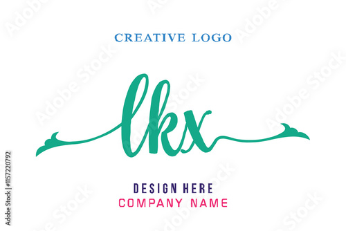 LKX lettering logo is simple, easy to understand and authoritative