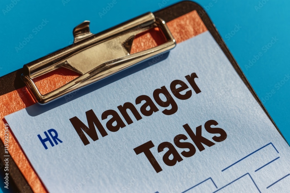 Obraz premium A minimalist flat design of a clipboard with a checklist labeled