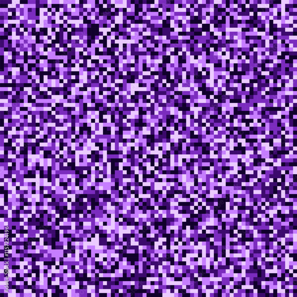 Fototapeta premium Purple Pixel Background Digital Bit Tech Gaming Wallpaper