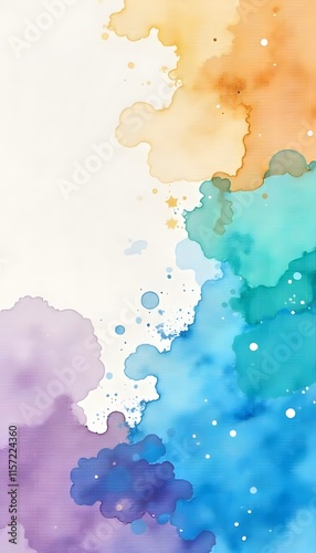 beautiful watercolor background image 
