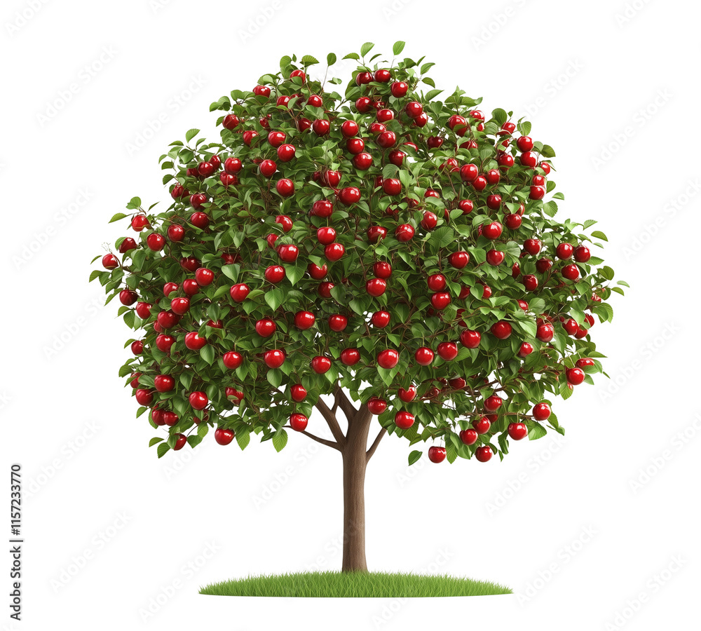 Cheery tree isolated on transparent background Cheery tree isolated on transparent background