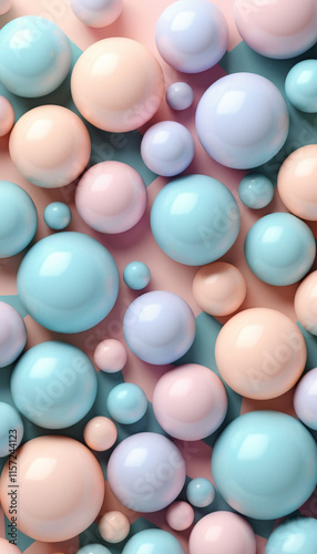 circle on pastel