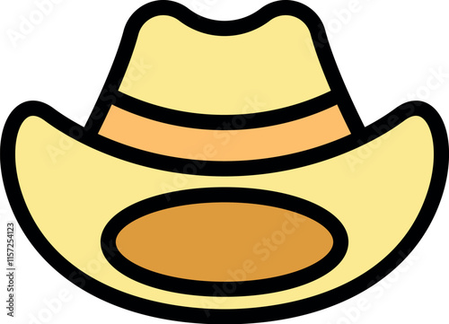 Classic cowboy hat symbolizing the american west, rodeo, and country lifestyle