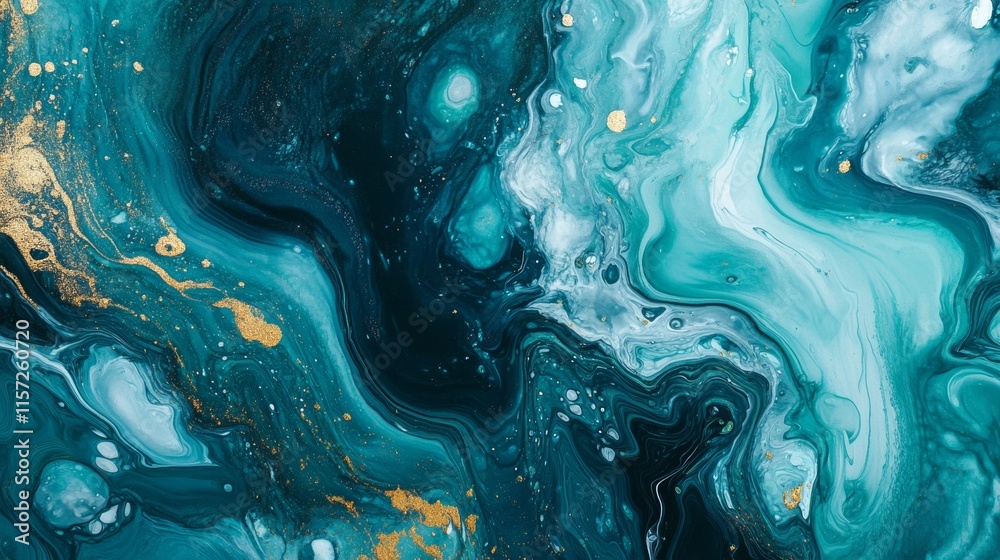 Blue green abstract background. Hand painted. Art background with copy space for design. Blue green abstract background. Hand painted. Art background with copy space for design.