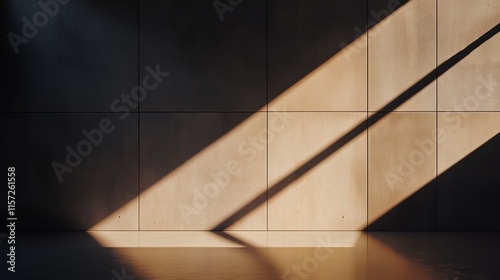 Minimalist wall mockup.
