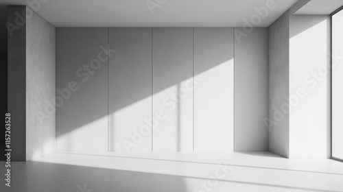 Wallpaper Mural Minimalist wall mockup. Torontodigital.ca