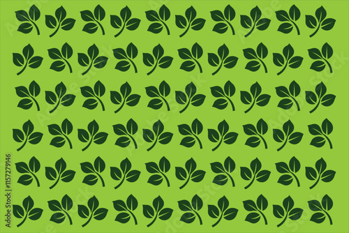 Leaf Pattern simple and minimalist style