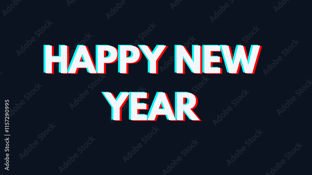 Happy new year letters banner, Happy new yeaR illustration. use forposter, banner, flyer, background Happy new year letters banner, Happy new yeaR illustration. use forposter, banner, flyer, background