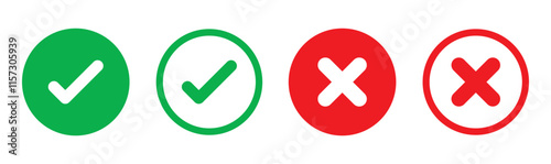 Green check mark icon set, hand-drawn checkmark illustration, approval check icon isolated on transparent green check mark symbols