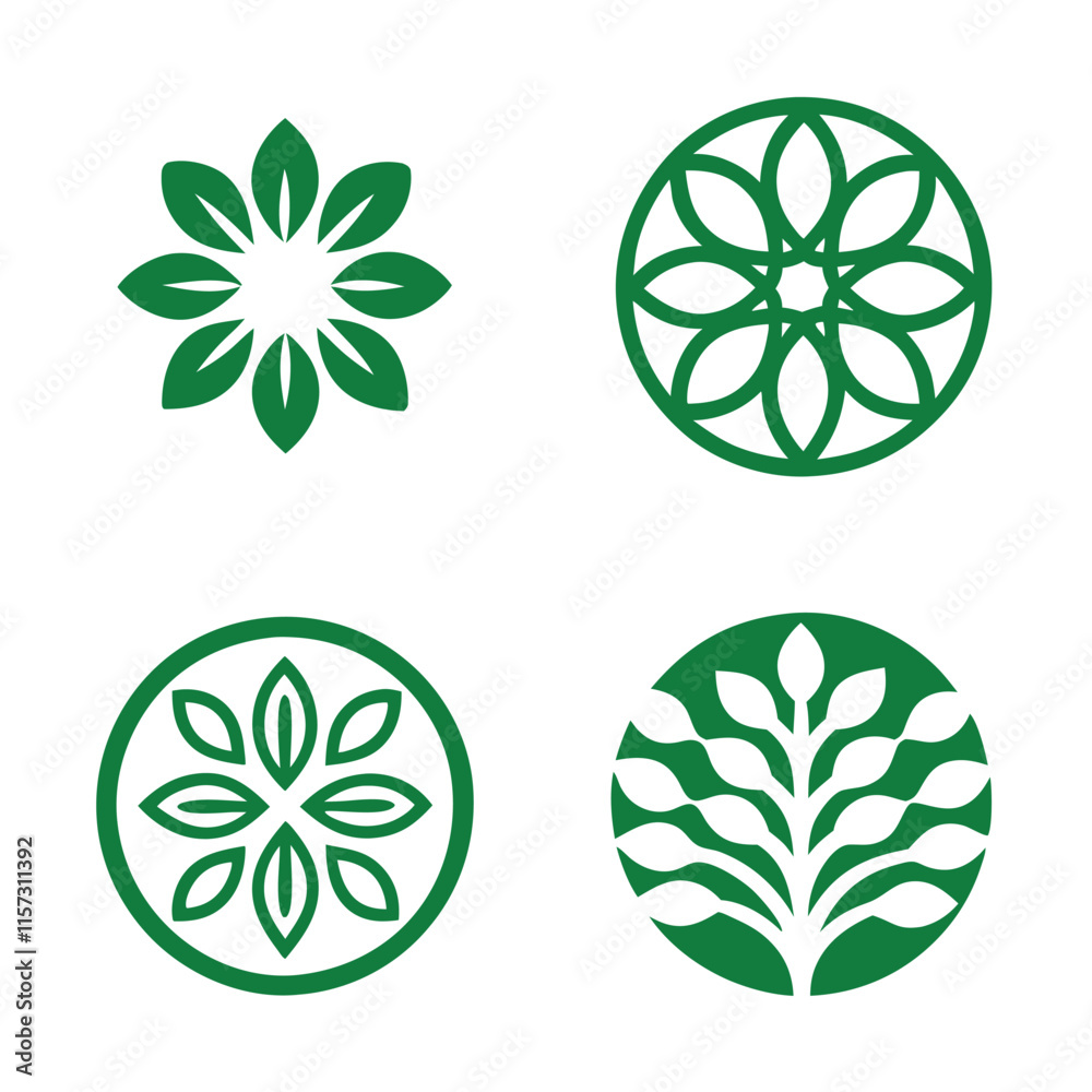 Eco-Friendly Plant Icon Vector Bundle. Eco-Friendly Plant Icon Vector Bundle.