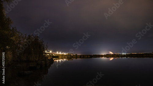 the Pregolya river on the outskirts of Konigsberg photo