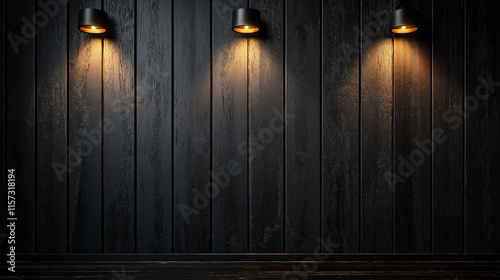 Wallpaper Mural Wall background with light. AI generated Torontodigital.ca