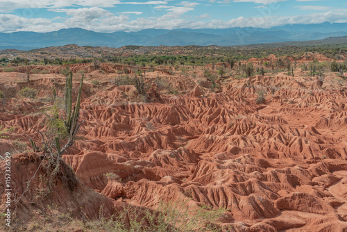stunning ochre hills in tatacoa desert
