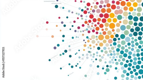 Corporate Report Cover with Scatter Plot Analysis of Governance Metrics
