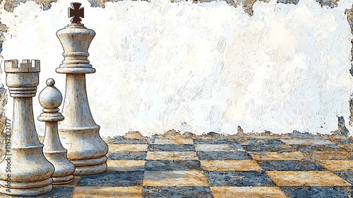 A chess player strategizing moves, reflecting growth in critical thinking and problem-solving