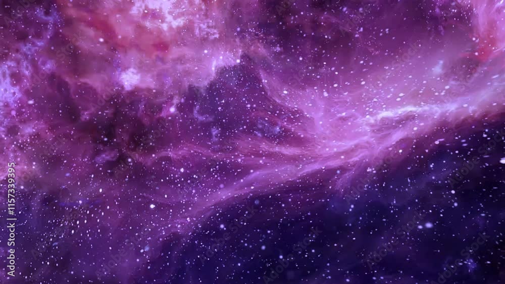 outer space background particles galaxy nebula