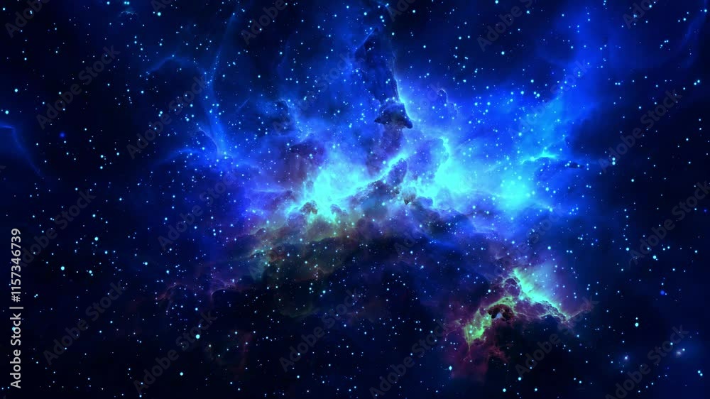 outer space background particles galaxy nebula
