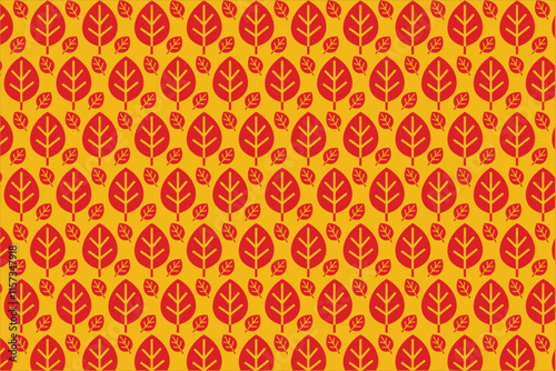 Leaf Pattern simple and minimalist style