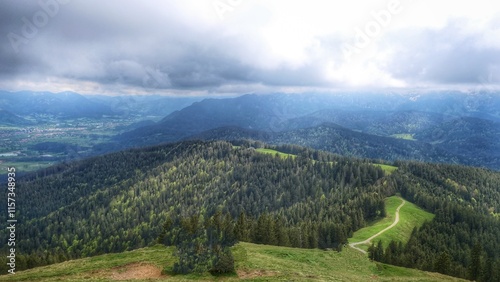 Schöne Berg-Aussicht