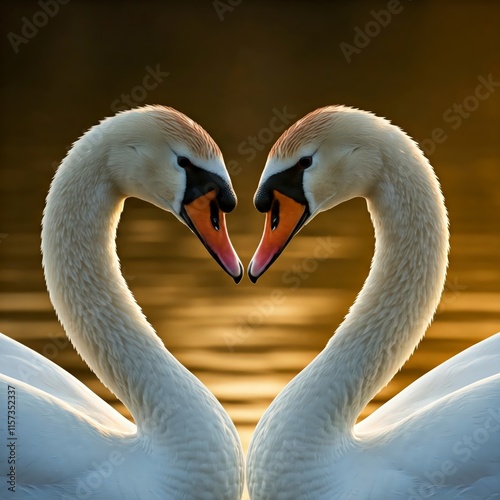 two white swans