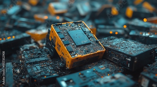 E-waste Apocalypse: A Digital Graveyard photo