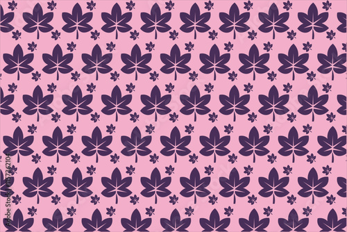 Leaf Pattern simple and minimalist style