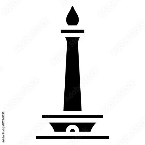 Landmark Monument Icon For Design Element