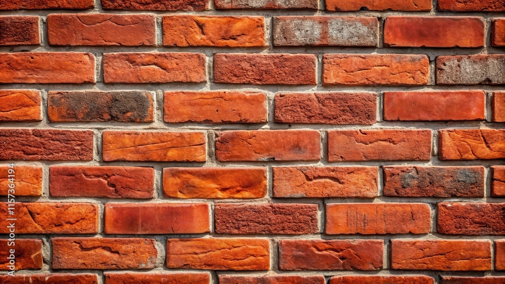 Fototapeta premium Close up of red bricks , construction, building material, architecture, masonry, texture, block, stack, background, wall