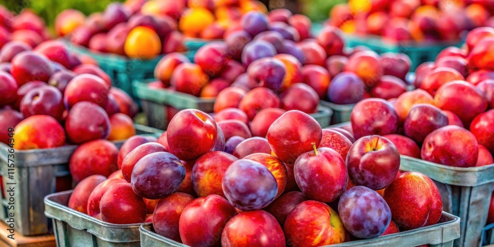 Organic red plums fruit for sale at a local farmers market, organic, red plums, fruit, local, farmers market, fresh Organic red plums fruit for sale at a local farmers market, organic, red plums, fruit, local, farmers market, fresh
