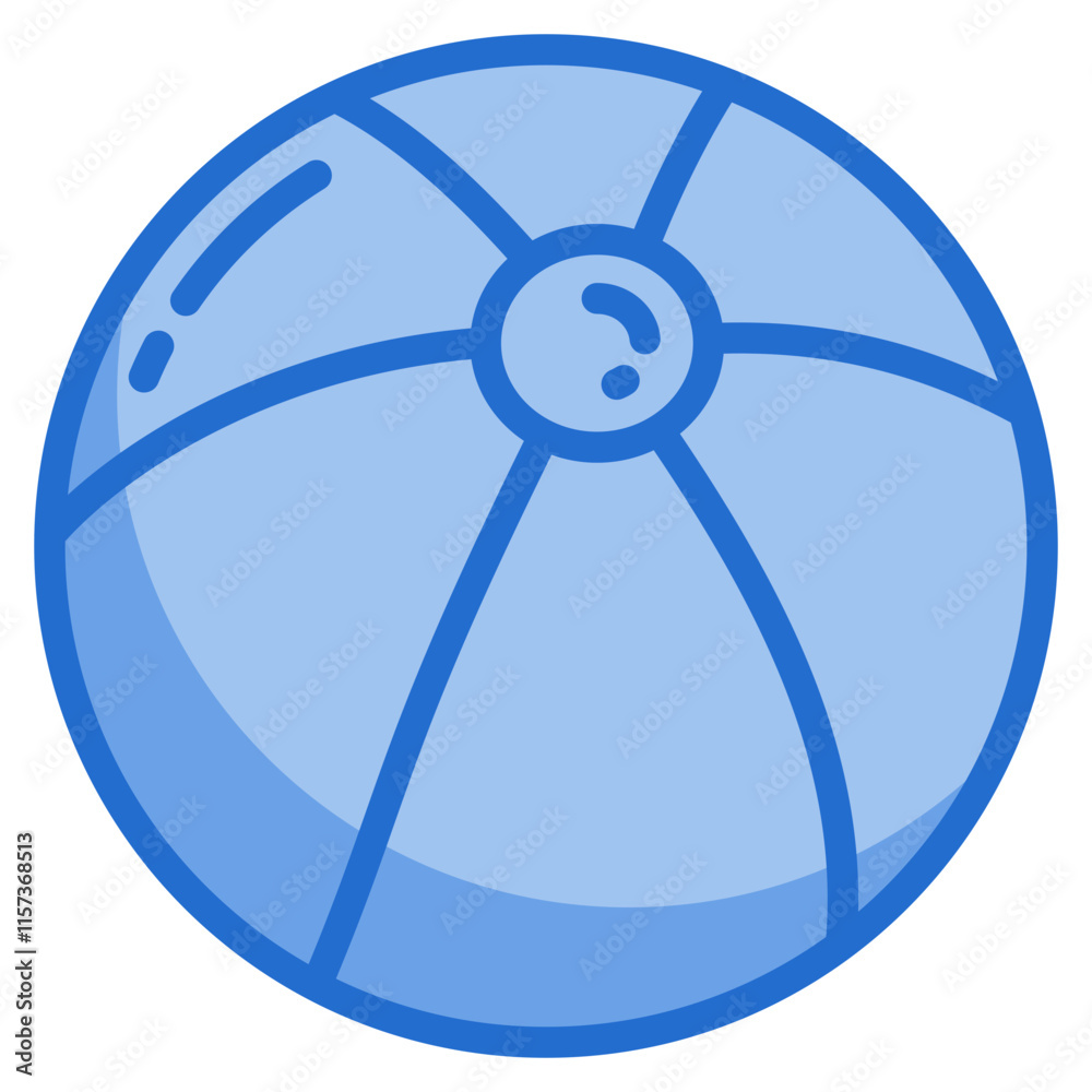 Beach Ball Icon For Design Element Beach Ball Icon For Design Element